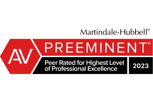 Martindale-Hubbell - AV Preeminent 2023